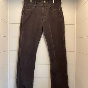 J Crew Slim Straight corduroys